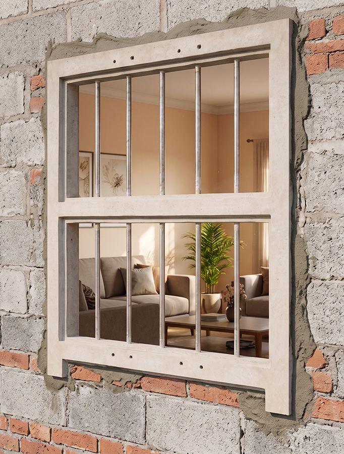 SS Window Pipes
